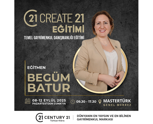 İSTANBUL 08-12 EYLÜL 2025 YÜZYÜZE CREATE BAŞLANGIÇ EĞİTİMİ ( ANKARA-İZMİR HARİÇ )