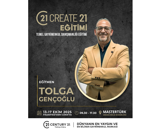 ANKARA CREATE BAŞLANGIÇ EĞİTİMİ 13-17 EKİM 2025 YÜZYÜZE  ( İZMİR-İSTANBUL HARİÇ )