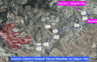 Manisa Çortak'ta Satılık 544 Dönüm Antep Fıstığı, Badem Bahçesi