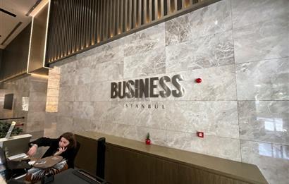 Business İstanbul'da 1+0, 78 m2 Dekorasyonlu Plaza Ofisi