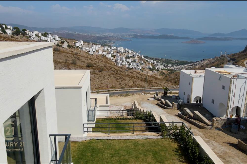 Bodrum Bağla'da Full Deniz Manzaralı 3+1 Dubleks Villa