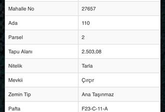 ŞİLE KARACAKÖY'DE YATIRIMLIK 2.503m2 ARSA