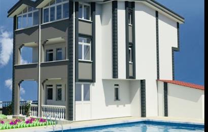 Tekirdağ Yeniçiftlik Sıfır 3 katlı villa 