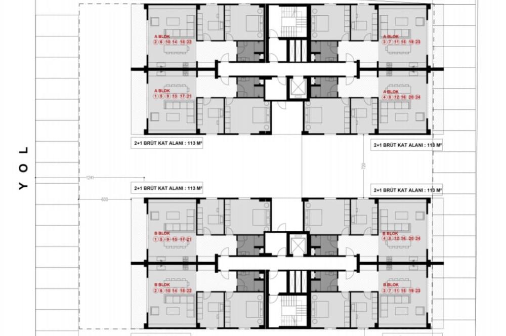 C21 NOVO'DAN KAYAPA ÇAMLIK'DA 103M2 NET 2+1 LÜKS DAİRELER