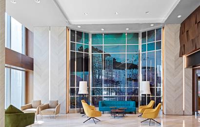 Skyland Satılık Ofis Yüksek Katta 87m2 Şerefiyeli Dekorasyonlu