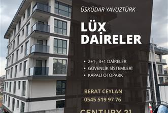 CENTURY21 OPAL'DEN ÜSKÜDAR YAVUZTÜRK'TE SATILIK SIFIR FIRSAT 3+1 DAİRE