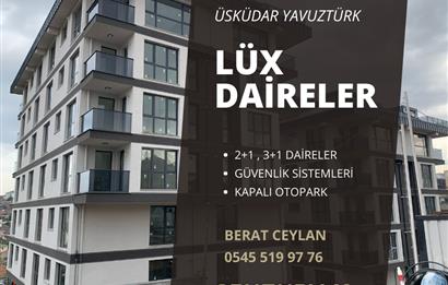 CENTURY21 OPAL'DEN ÜSKÜDAR YAVUZTÜRK'TE SATILIK SIFIR FIRSAT 3+1 DAİRE