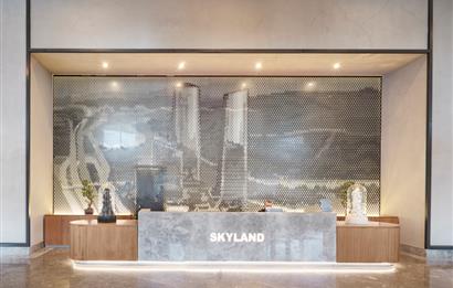 Skyland Satılık Ofis 225m2 Dekorasyonlu Taşınmaya Hazır Teraslı