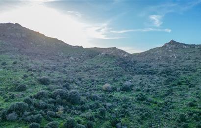 ORTAKENT YAHŞİ MALİKANELER BÖLGESİNDE PANORAMİK DENİZ VE DOĞA MANZARALI SATILIK TARLA