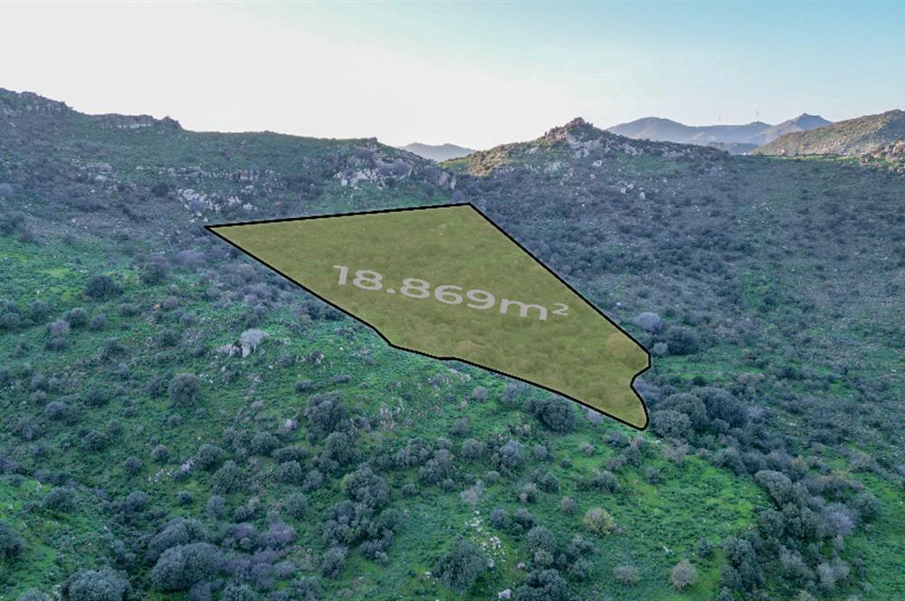 LAND FOR SALE IN ORTAKENT YAHSI WITH SEA AND NATURE VIEWS