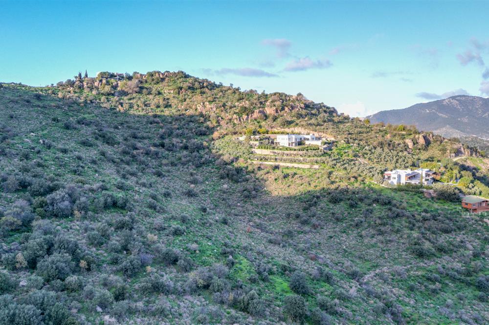 ORTAKENT YAHŞİ MALİKANELER BÖLGESİNDE PANORAMİK DENİZ VE DOĞA MANZARALI SATILIK TARLA