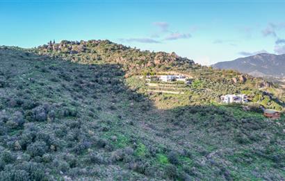 ORTAKENT YAHŞİ MALİKANELER BÖLGESİNDE PANORAMİK DENİZ VE DOĞA MANZARALI SATILIK TARLA