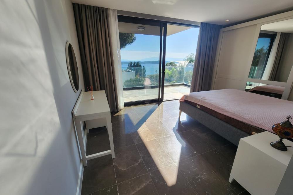 Bitez La Terraza Evleri Deniz Manzaralı 3+1 Satılık