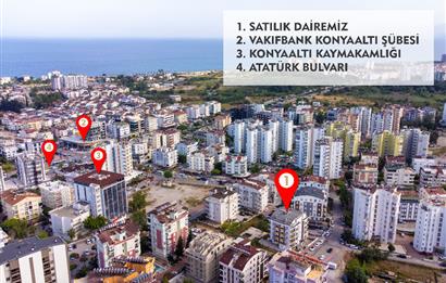 C21 HAN ANTALYA KONYAALTI ÖĞRETMENEVLERİ SATILIK 2+1 DAİRE