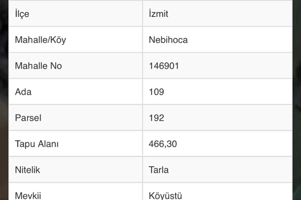 C21 ATA'DAN KOCAELİ NEBİHOCA MAH İMARLI ARSA 