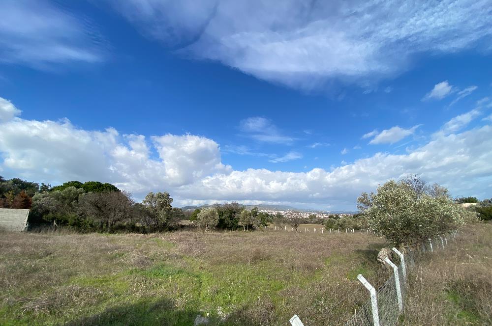 Urla Kekliktepe Mevkii Satılık Deniz Manzaralı Tarla