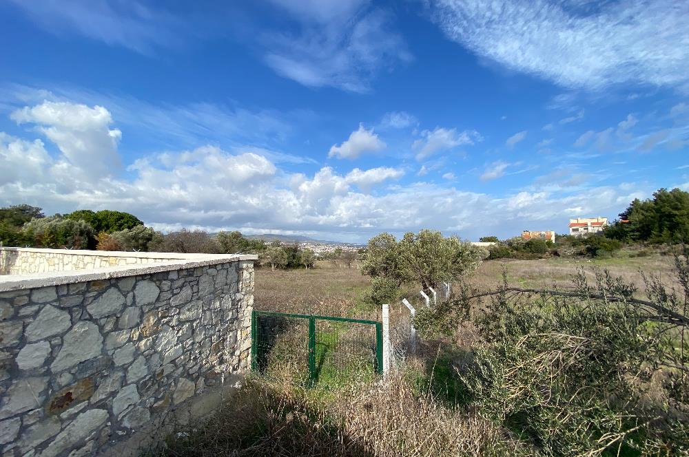 Urla Kekliktepe Mevkii Satılık Deniz Manzaralı Tarla