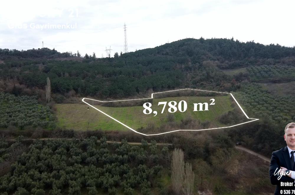 C21 Cius; Gençali'ye 1 Km Deniz Manzaralı 8.780m² Tarla