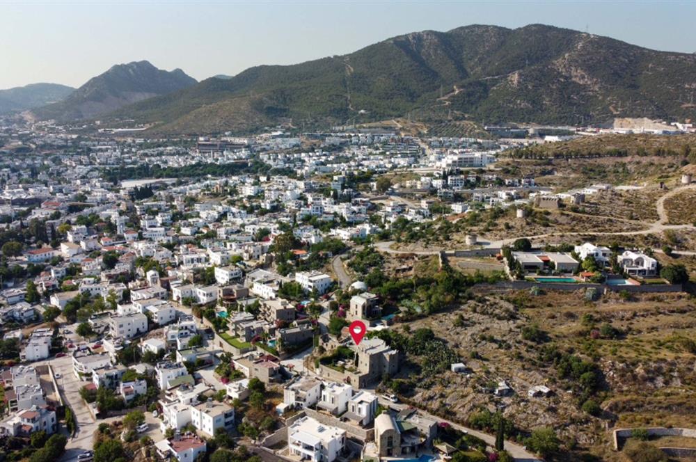 Bodrum Ortakent'te 5+2 Eşyalı 4 Aylık Kiralık Kule Ev