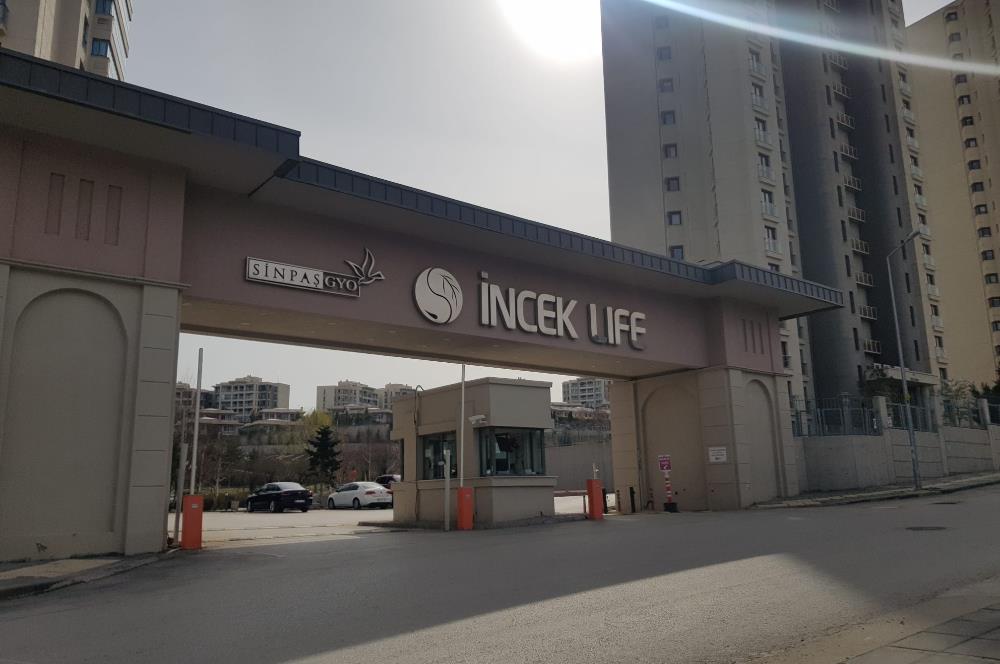 SİNPAŞ İNCEK LİFE LÜKS YAPILI FULL EŞYALI 1+1 KİRALIK DAİRE