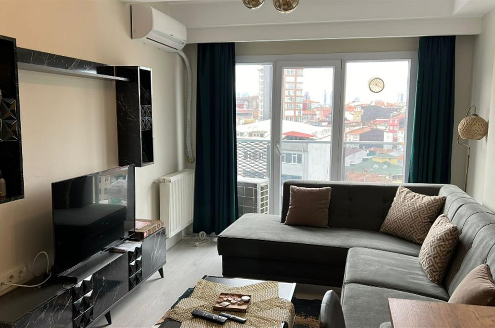 İstanbul Kağıthane'de Solo Levent Residance 1+1 Eşyalı Daire