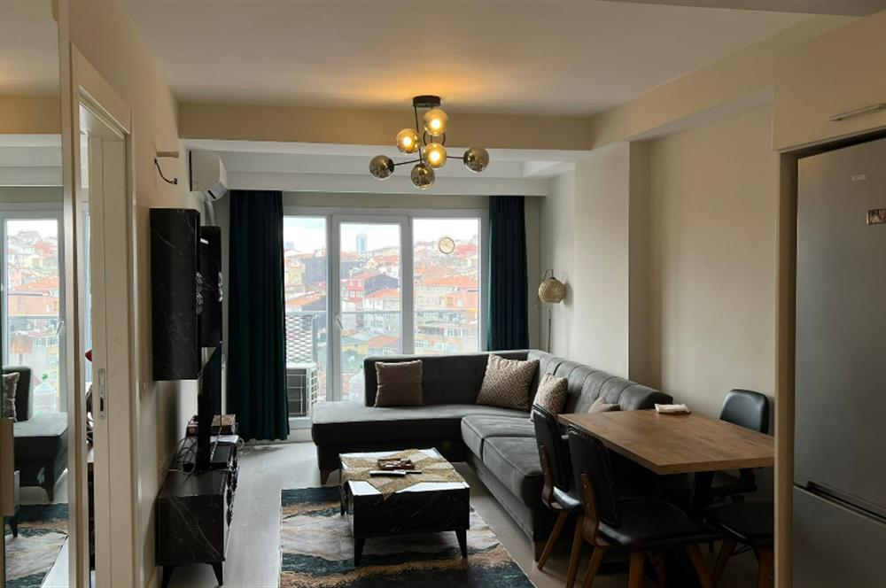 İstanbul Kağıthane'de Solo Levent Residance 1+1 Eşyalı Daire