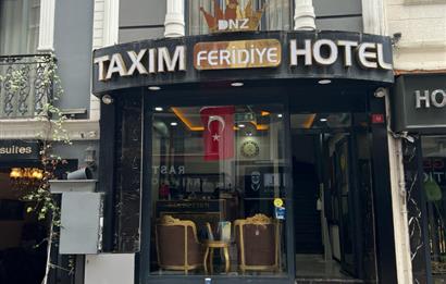 FERİDİYE CADDESİNDE TAKSİM MEYDANA 120 METRE, 36 YATAKLI HOTEL