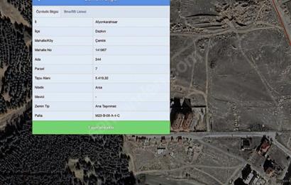 DAZKIRI ÇAMLIK MAHALLESİNDE KAT KARŞILIĞI ARSA