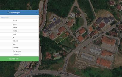 Kocaeli Gölcük Saraylı 1.504m2 %30 Konut İmarlı Satılık Arsa