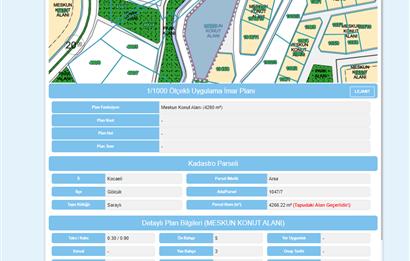 Kocaeli Gölcük %30 Konut İmarlı 4.226m2 Satılık Arsa