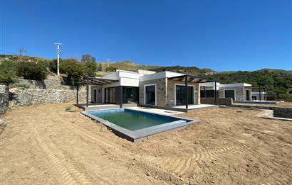 Single Storey Detached Stone Villa with Sea View Private Pool in Bodrum Gumusluk