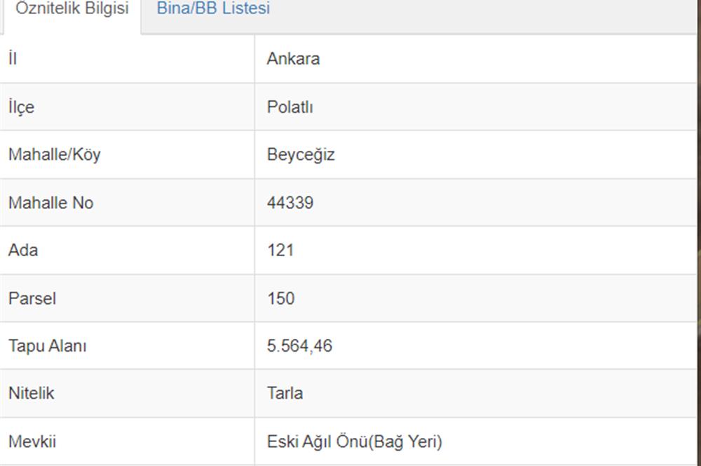 ANKARA POLATLI BEYCEĞİZ'DE İÇİNDE PREFABRİK YAPI BULUNAN UYGUN ARSA