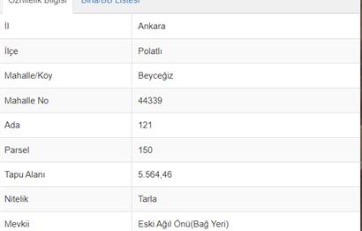 ANKARA POLATLI BEYCEĞİZ'DE İÇİNDE PREFABRİK YAPI BULUNAN UYGUN ARSA