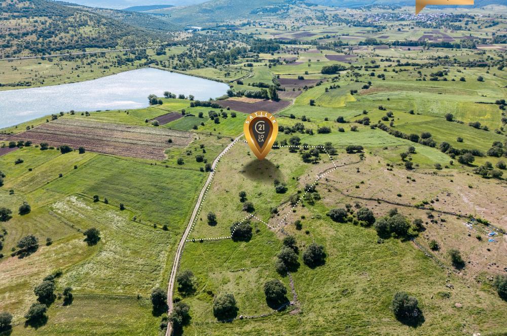 C21 LOCA'DAN BALYA NARLI'DA GÖL MANZARALI SATILIK 16 DÖNÜM TARLA