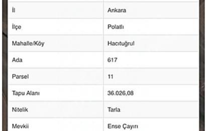 Polatlı Hacıtuğrul'da Kooperatif Hisseleri