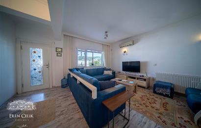 Bodrum Torba Bölgesinde 4+1 Deniz Manzaralı Tripleks Villa