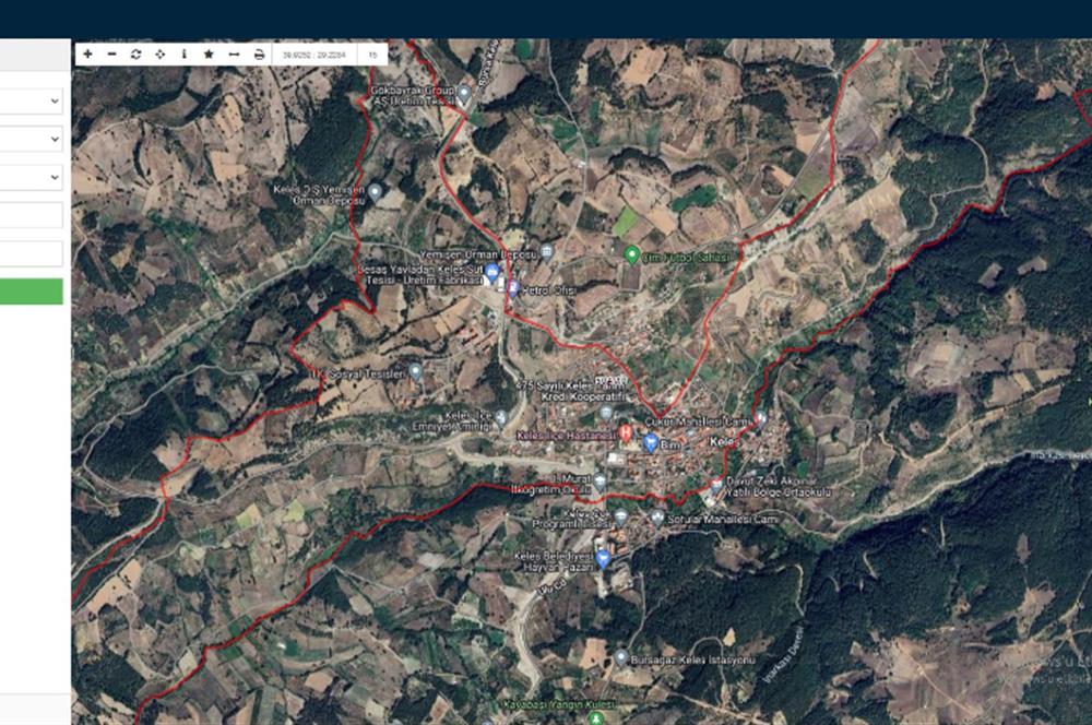 C21 NOVO'DAN BURSA KELES MERKEZDE 568 M2 İMARLI SATILIK ARSA