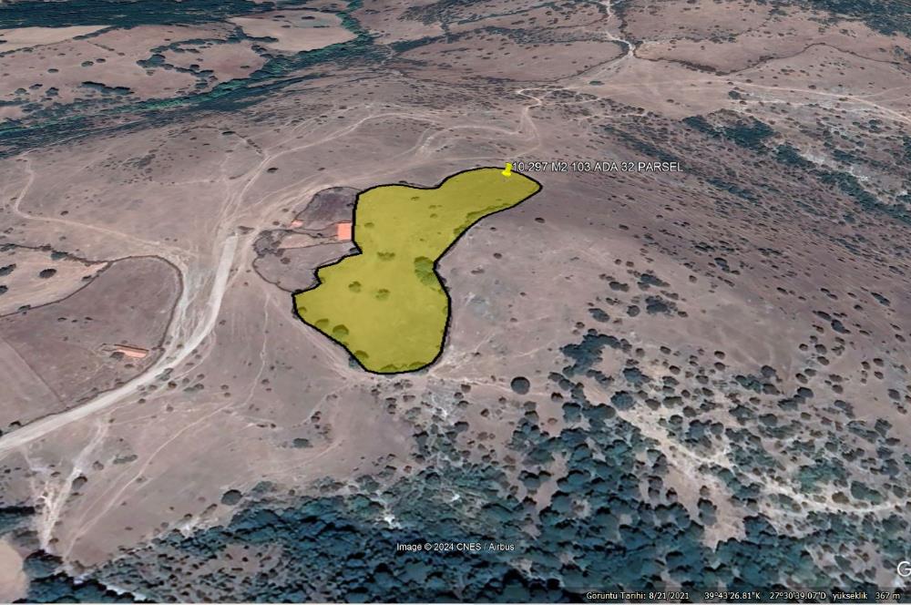 BALYA KAŞIKÇI İLE MÜSTECAP ARASINDA PLANLANAN OSB ALANI İÇİNDE 10.297 M2 