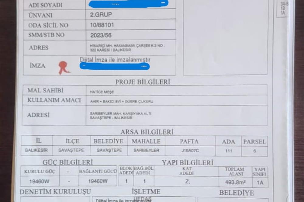 C21 BAL'DAN SAVAŞTEPE SARIBEYLER DE YAPI RUHSATLI SATILIK TARLA