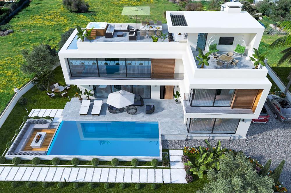 Çatalköy'de 4 yatak odalı lüks villa satın almak için inanılmaz fırsat