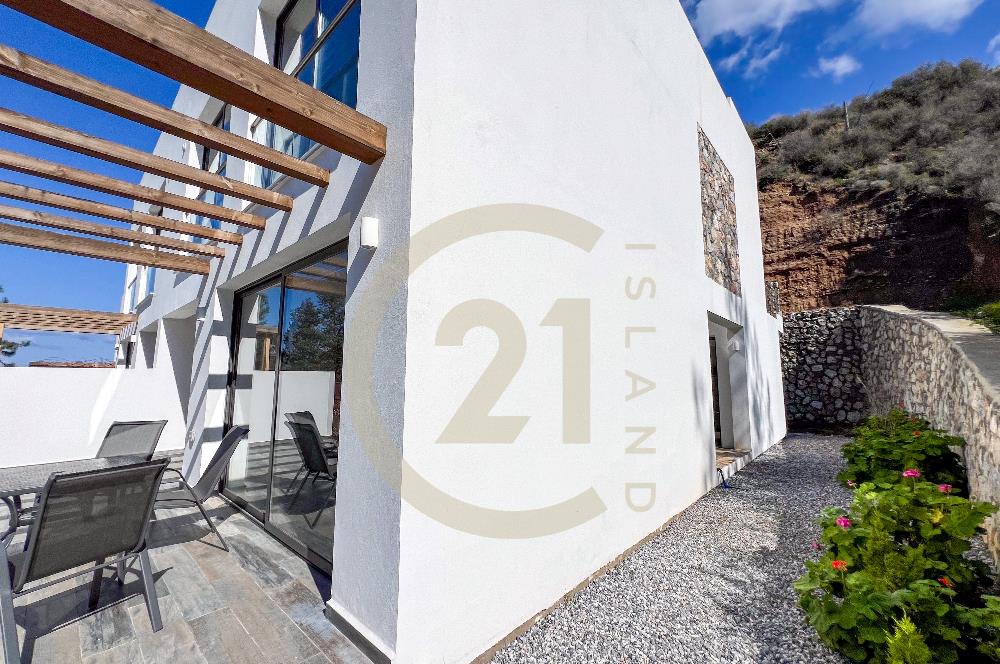 Satılık 3+1 ikiz villa Bellapais, Girne. TEK YETKILI