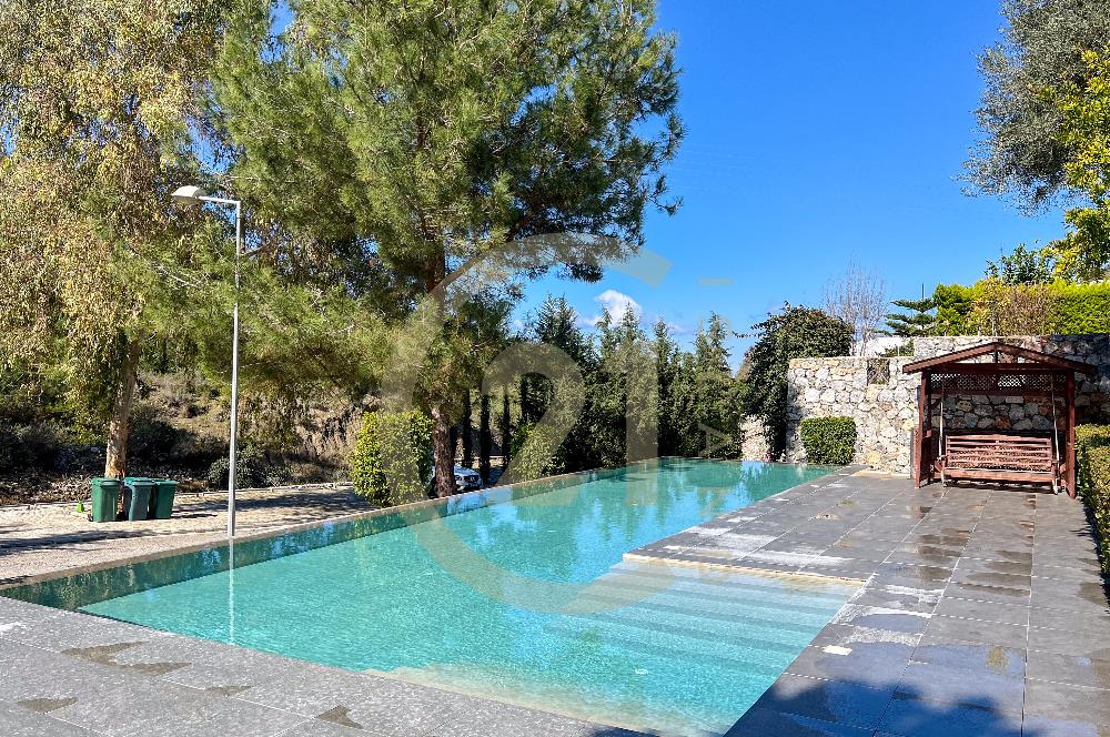 3 bedroom semi-detached villa for sale in Bellapais, Kyrenia. SOLE AGENT