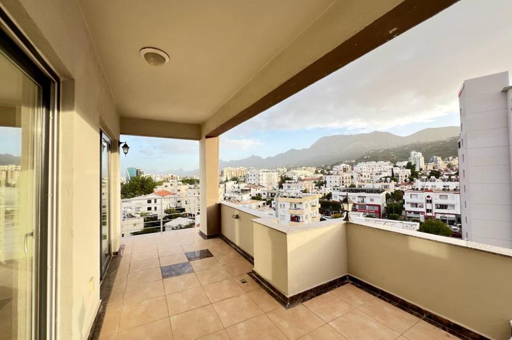 2+1 Deniz ve Dag manzaralı satılık daire/penthouse. Girne merkez