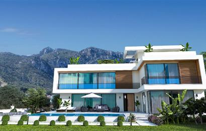 Satılık 4 +1 lüks villa. Çatalköy, Girne