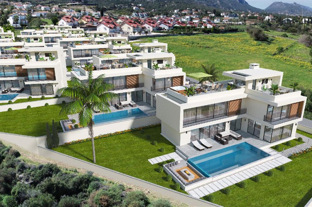 Satılık 4 +1 lüks villa. Çatalköy, Girne