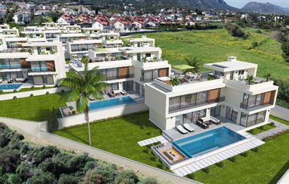 Satılık 4 +1 lüks villa. Çatalköy, Girne