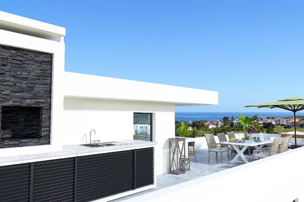 Satılık 4 +1 lüks villa. Çatalköy, Girne