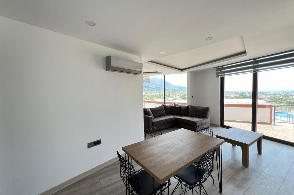 2+1 luxury penthouse for rent. Kyrenia city center