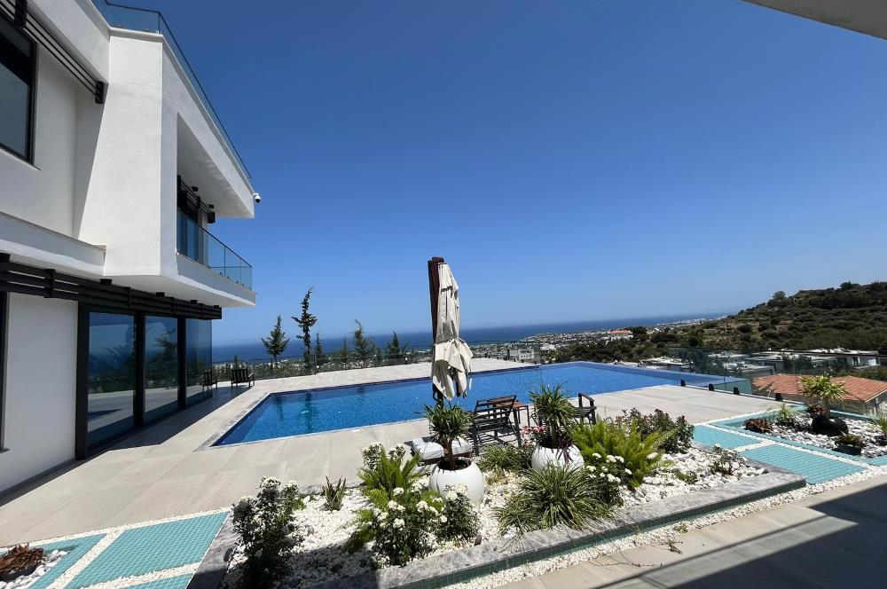 Luxury 6 bedroom villa for sale in Edremit, Kyrenia with amazing sea & mountain view