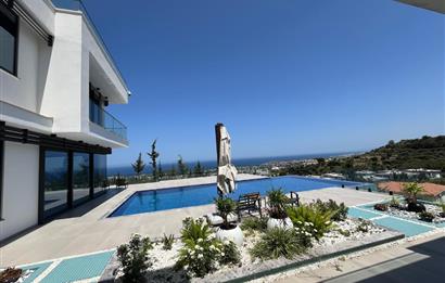 Luxury 6 bedroom villa for sale in Edremit, Kyrenia with amazing sea & mountain view